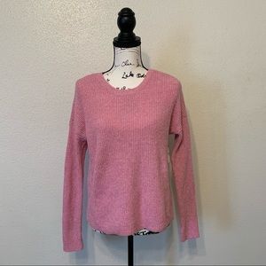 Arizona Jeans Pink Ribbed Sweater